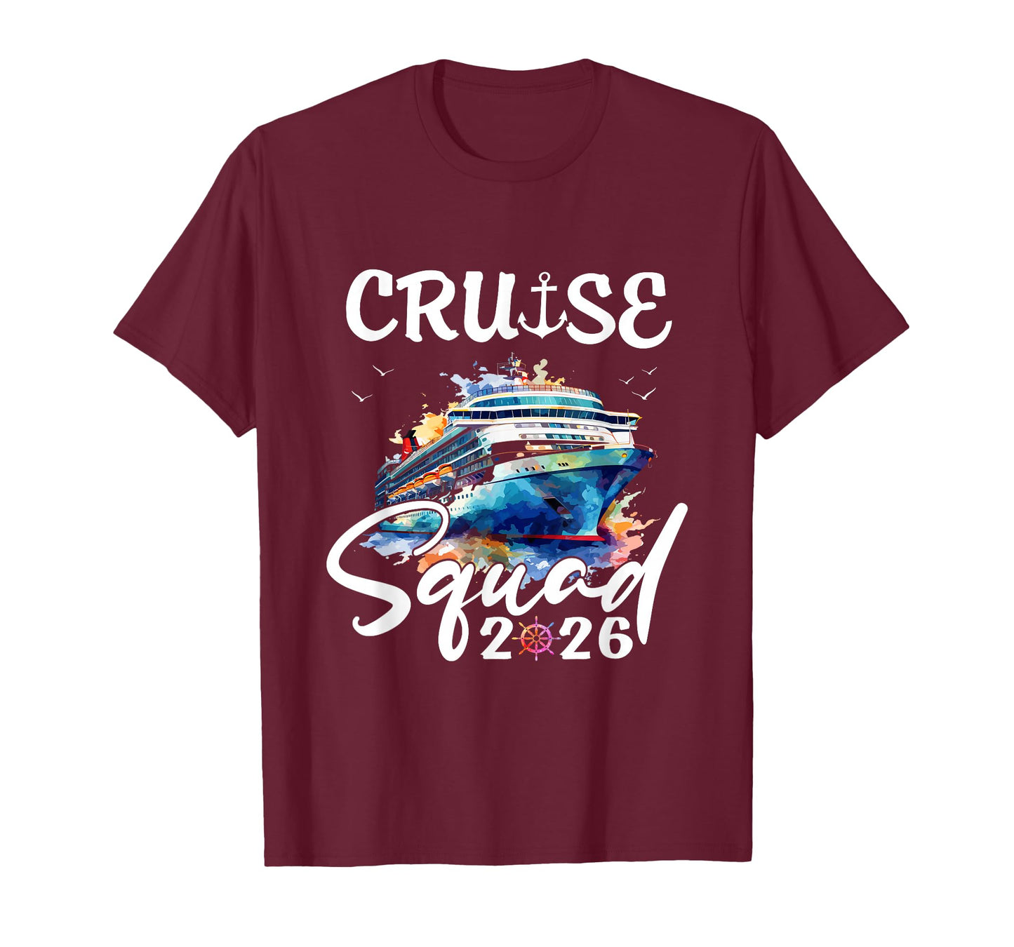 Cruise Squad 2026 Men Women Kids Matching Family Cruise Trip T-Shirt