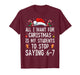 Stop Saying 6-7 Funny Teacher 67 Christmas Meme Six Seven T-Shirt