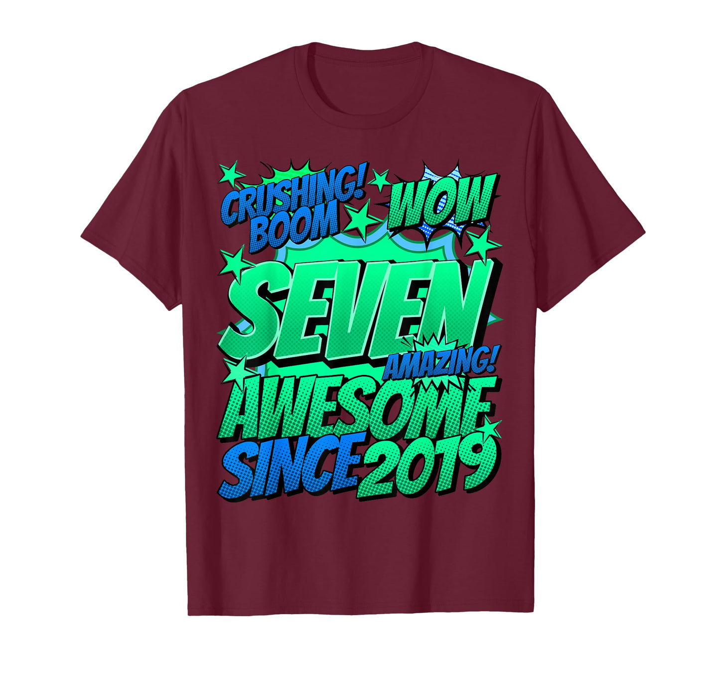 7 Year Old Gifts for Boys 7th Birthday Boy 7 Year Old Boy T-Shirt