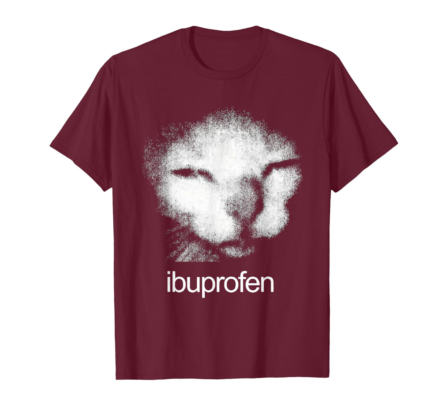 Funny Ibuprofen Cat Meme with Cringe Ugly Feline Face T-Shirt