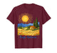 Gogh Outside Nature Lover Graphic Tee Funny Art Pun T-Shirt