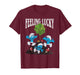 The Smurfs Feeling Lucky Shamrock St. Patrick's Day Cartoon T-Shirt
