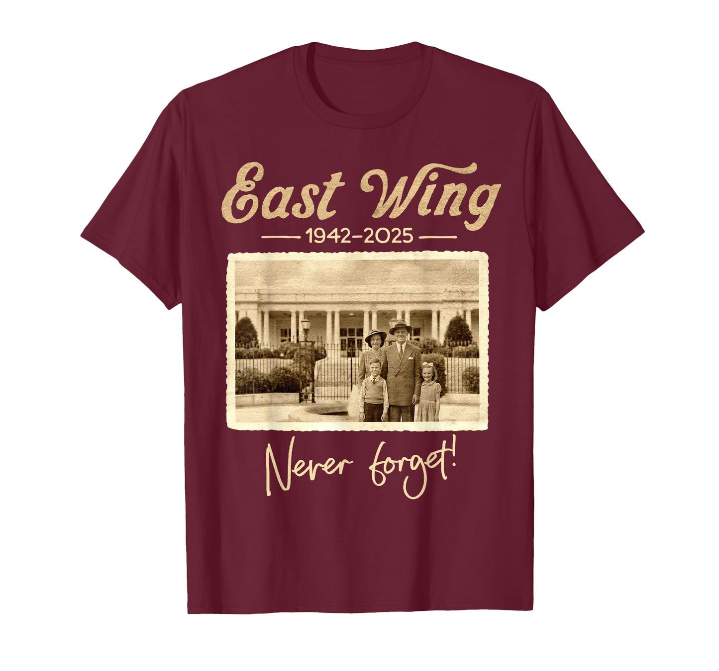 East Wing Never Forget American Vintage Nostalgia T-Shirt