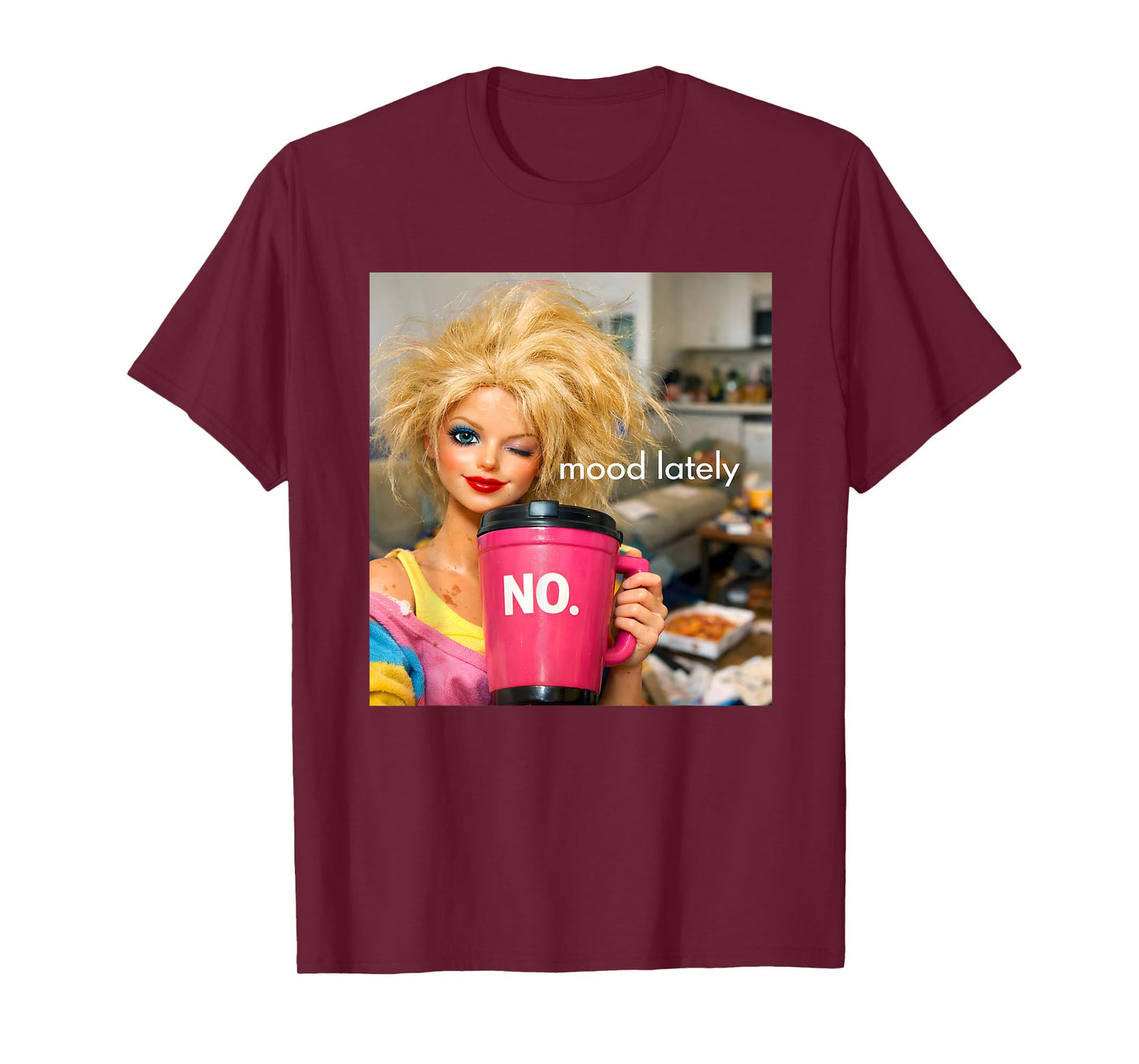Retro Doll Face Meme Dolls Plastic Digusting Doll Face Meme T-Shirt