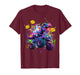 Cat Unicorn Riding Dinosaur T-Shirt