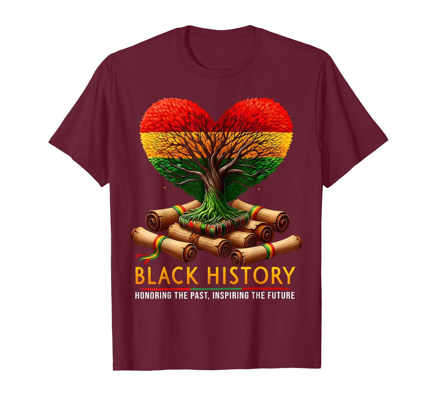 Honoring The Past Inspiring The Future Black History Teacher T-Shirt