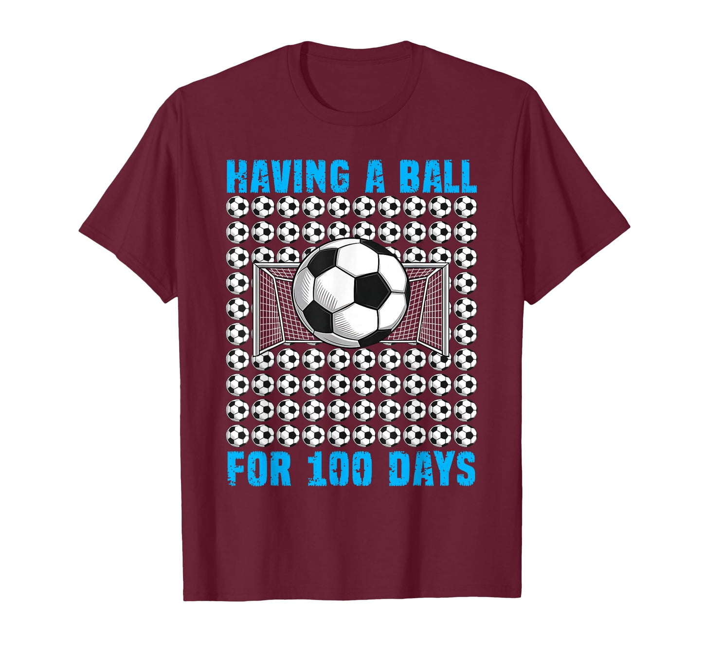 Having a Ball for 100 Days of School Soccer 100th Day Boys T-Shirt