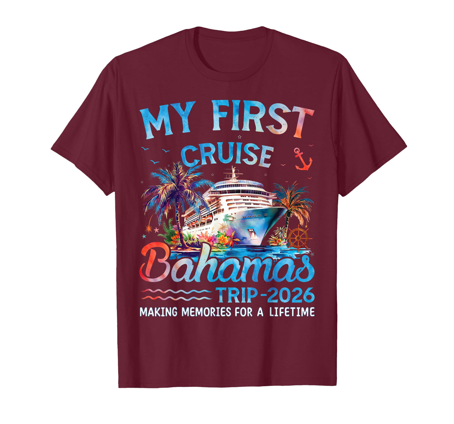 My First Cruise Bahamas Trip 2026 Family Matching Vacation T-Shirt