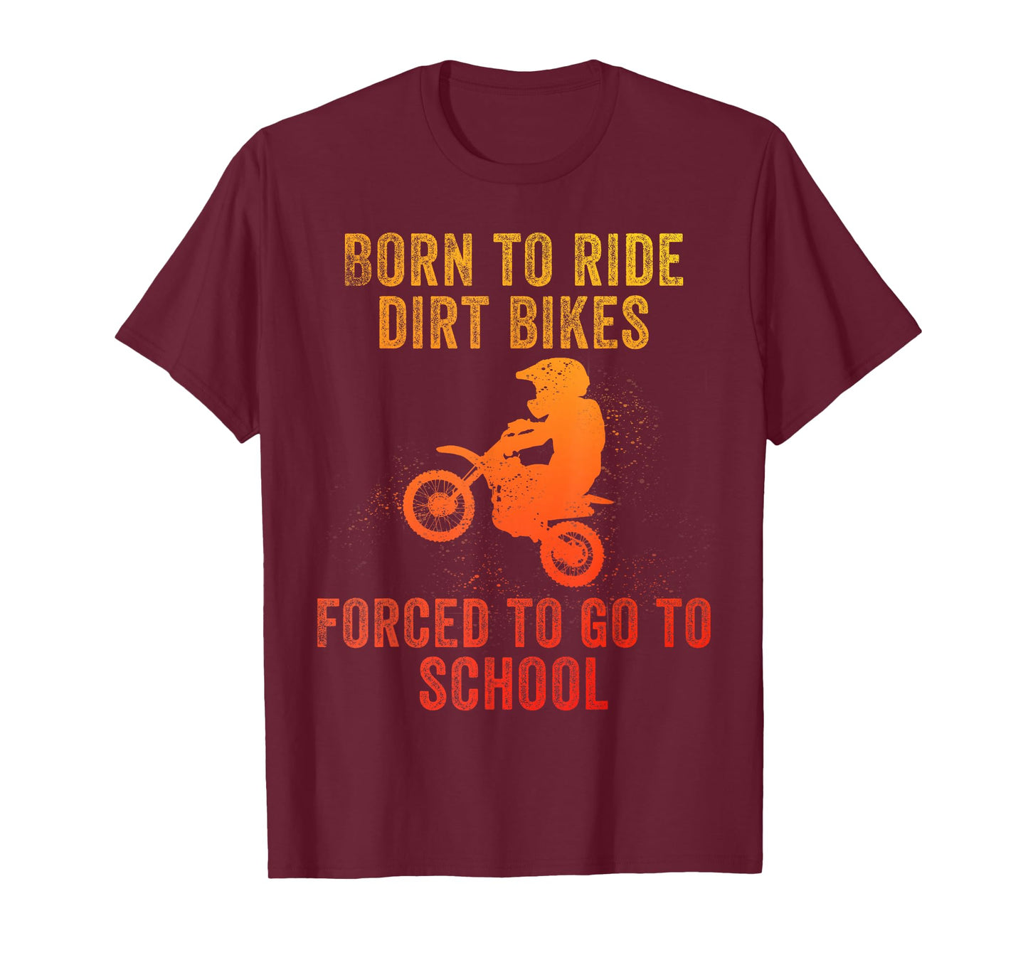 Funny Dirt Bike Art for Boys Girls Motocross Dirt Bike Rider T-Shirt