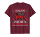 Walking in A Wiener Wonderland Funny Dachshund Christmas T-Shirt