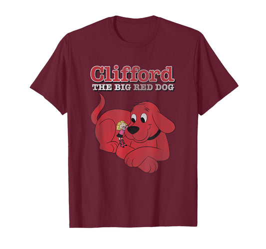 Clifford The Big Red Dog Clifford and Emily Book Cover T-Shirt