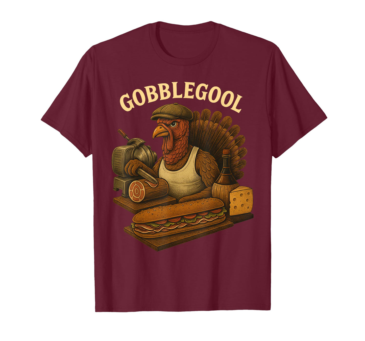 Gobblegool Turkey Baker Thanksgiving T-Shirt