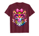 Funny Leopard Glasses Blowing Bubble Gum Back to School Kids T-Shirt