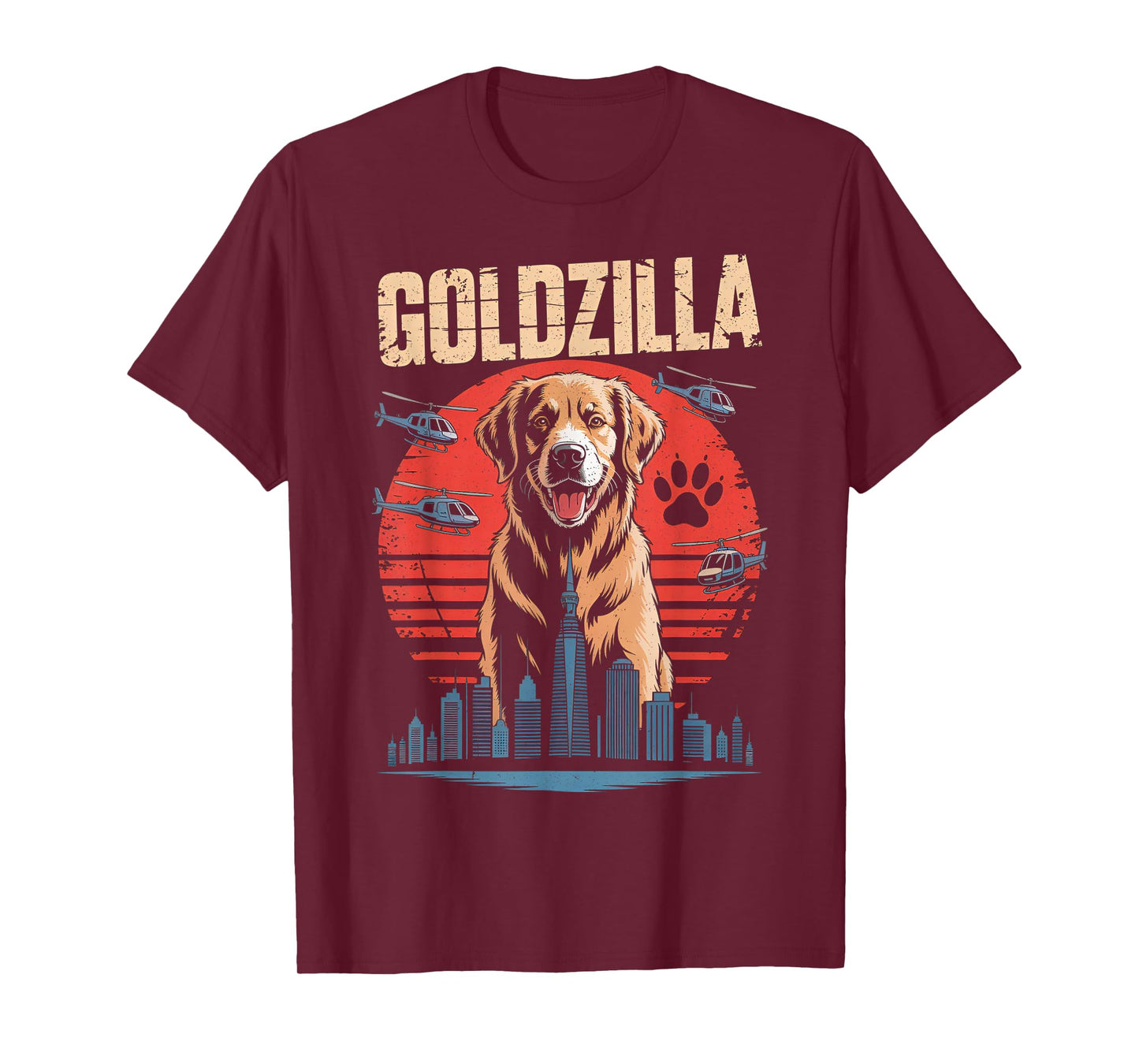Goldzilla - Golden Retriever Dog Owner Canine Lover T-Shirt