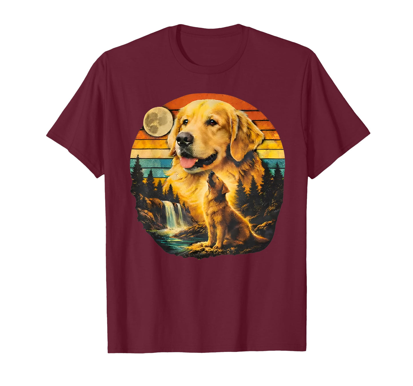 Graphic Vintage Dog Mom T-Shirt