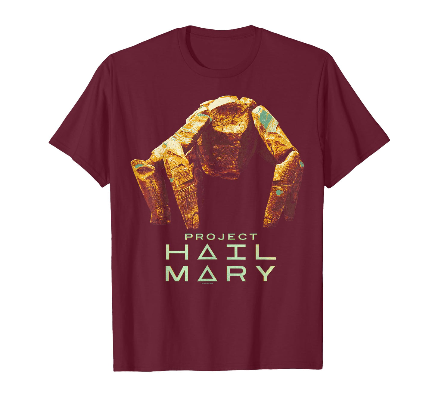 Project Hail Mary Rocky The Alien Distressed Portrait T-Shirt