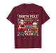 North Pole Book Club Cozy Christmas Reading Art T-Shirt