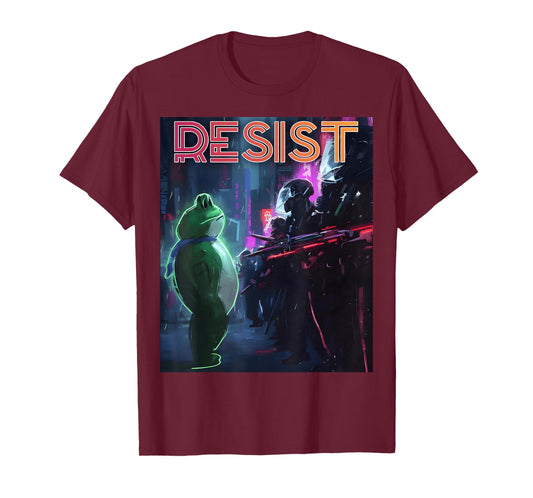Portland Frog Protest Resist for Men Women T-Shirt