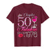 Chapter 50 Fabulous Since 1976 50th Birthday Queen Diamond T-Shirt