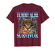 I Survived Today's Tummy Ache Survivor Funny Cat Meme T-Shirt