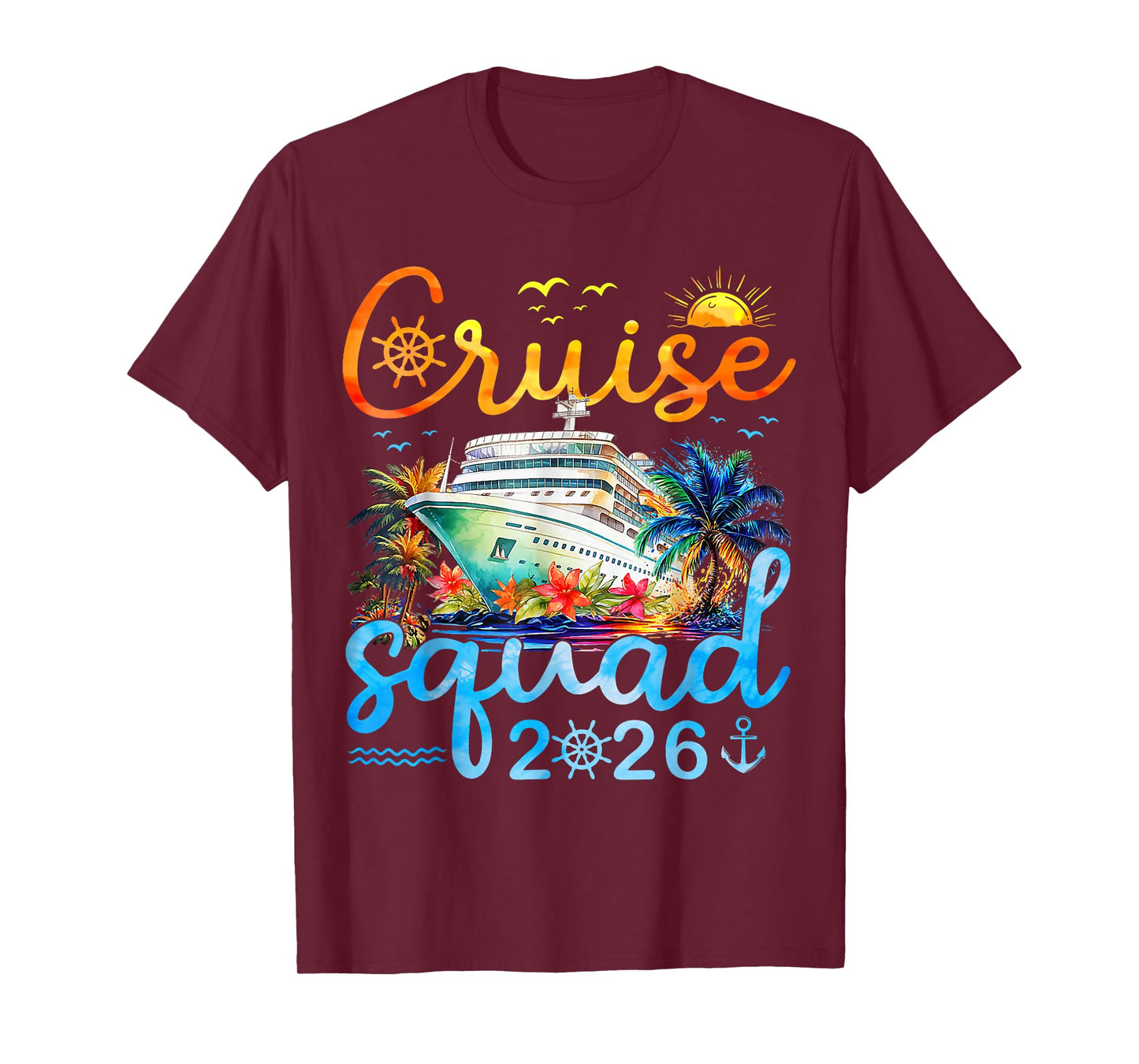 Cruise Squad 2026 Family Friends Vacation Matching Group T-Shirt