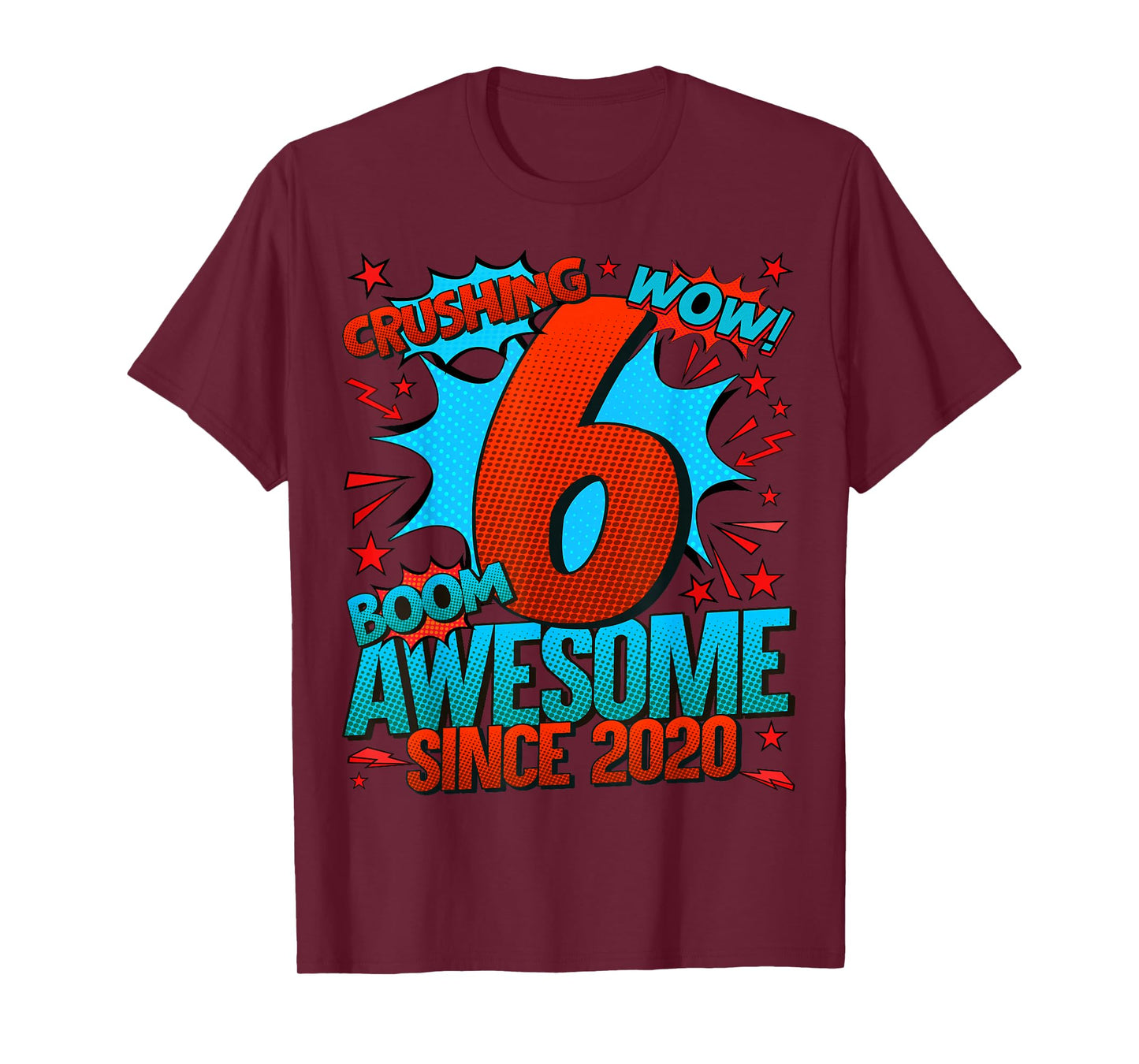 6 Year Old Gifts for Boys 6th Birthday Boy 6 Year Old Boy T-Shirt