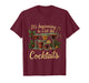 Holiday Cocktails Funny Christmas Drink Lover T-Shirt