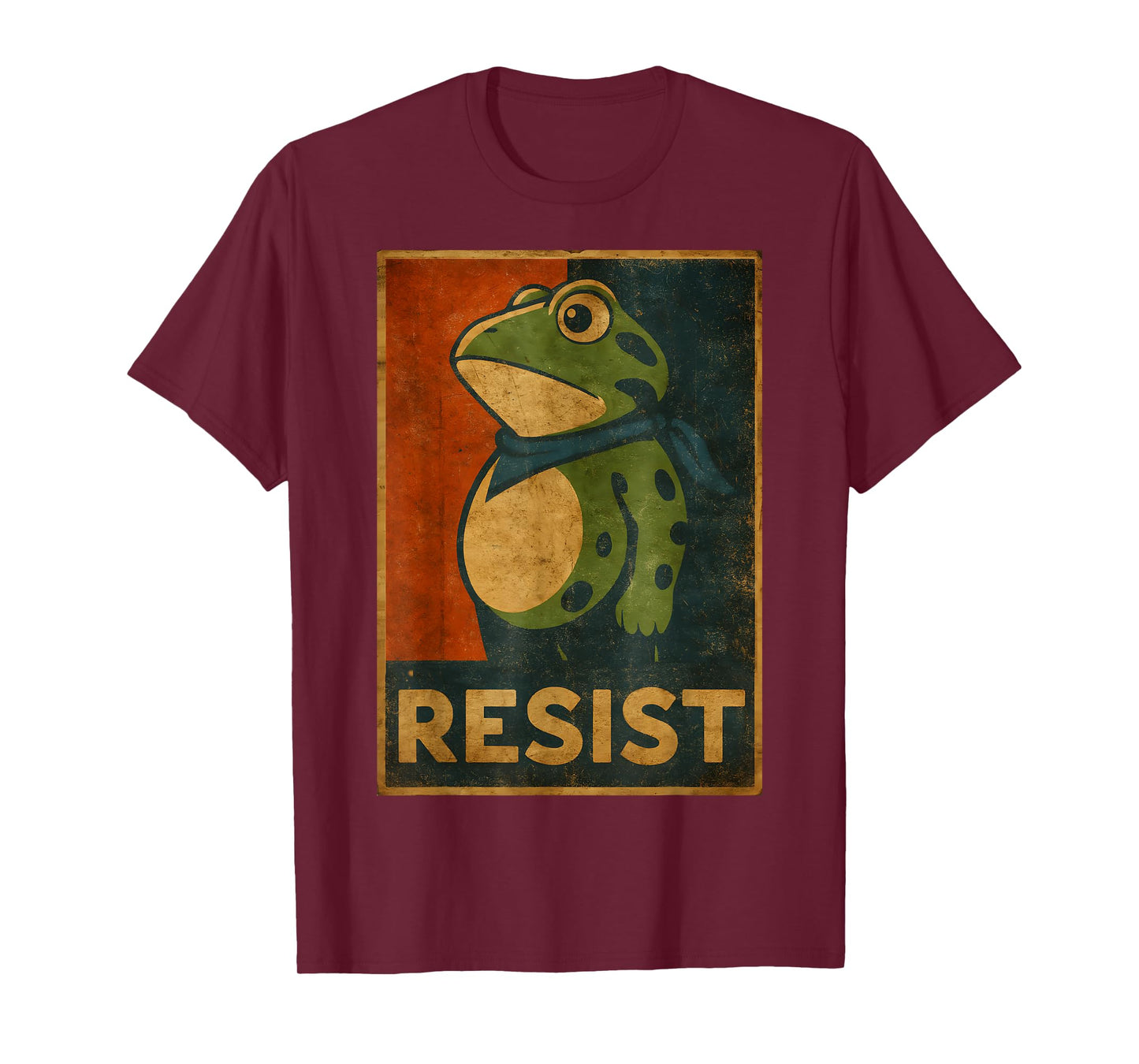 Resist Frog Portland Frog Protest for Men Women T-Shirt
