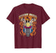 Johnny Bravo Vintage Biker Johnny with Flames Retro Cartoon T-Shirt