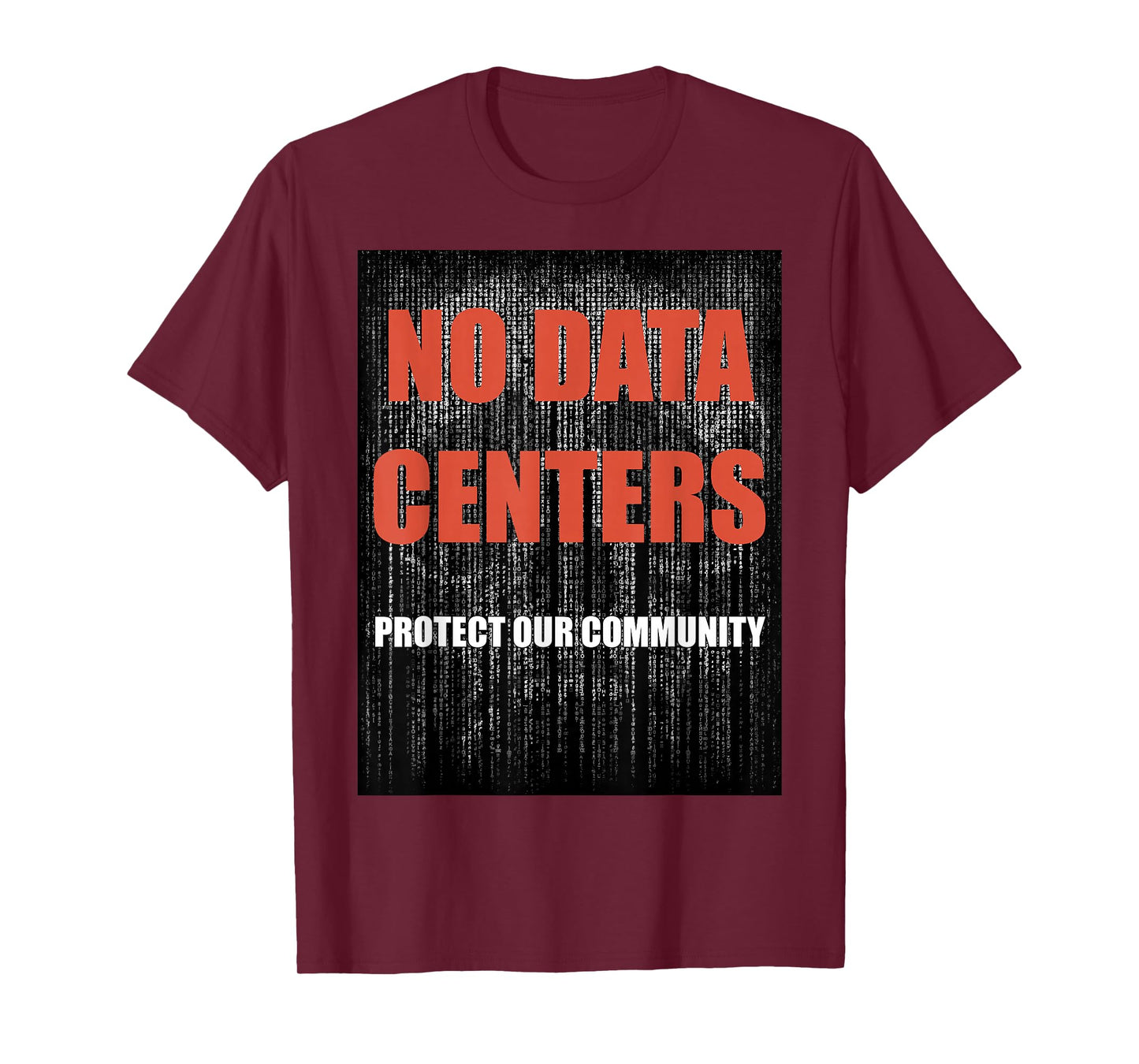 No Data Centers (Skull) T-Shirt