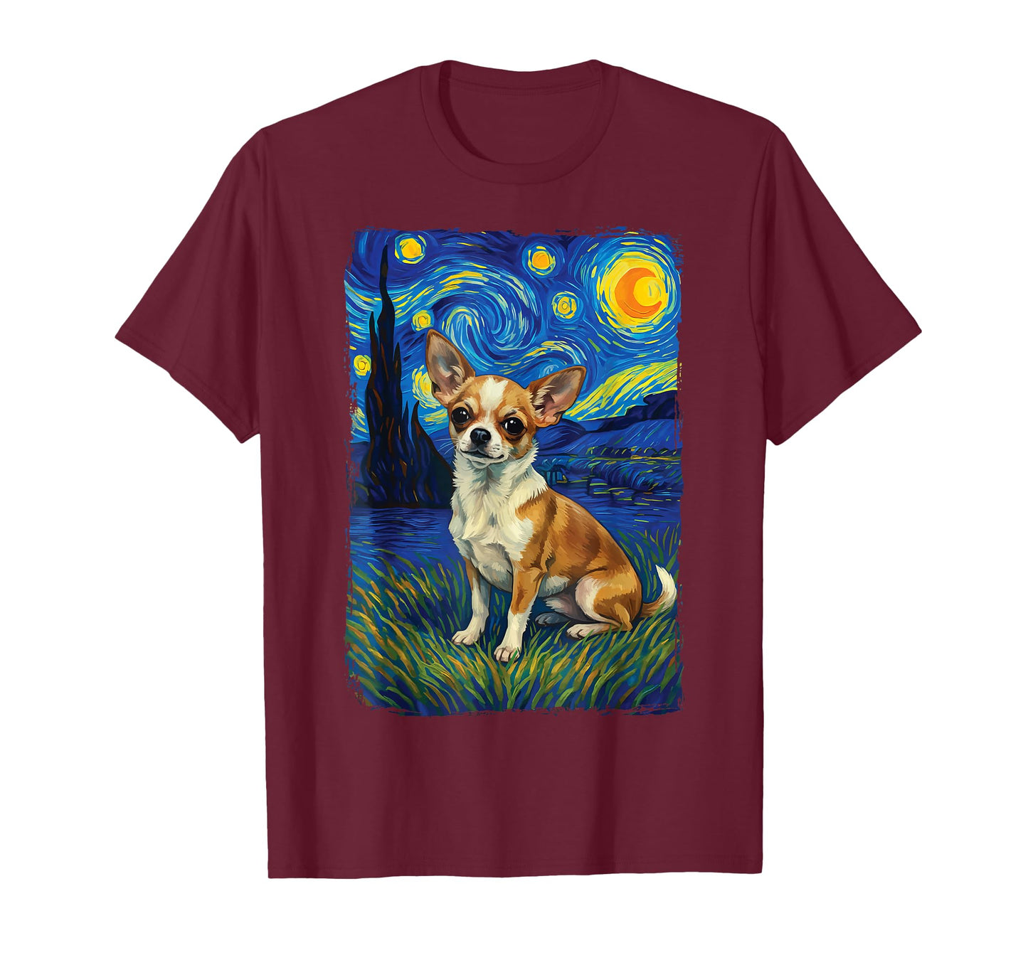 Chihuahua Starry Night T-Shirt