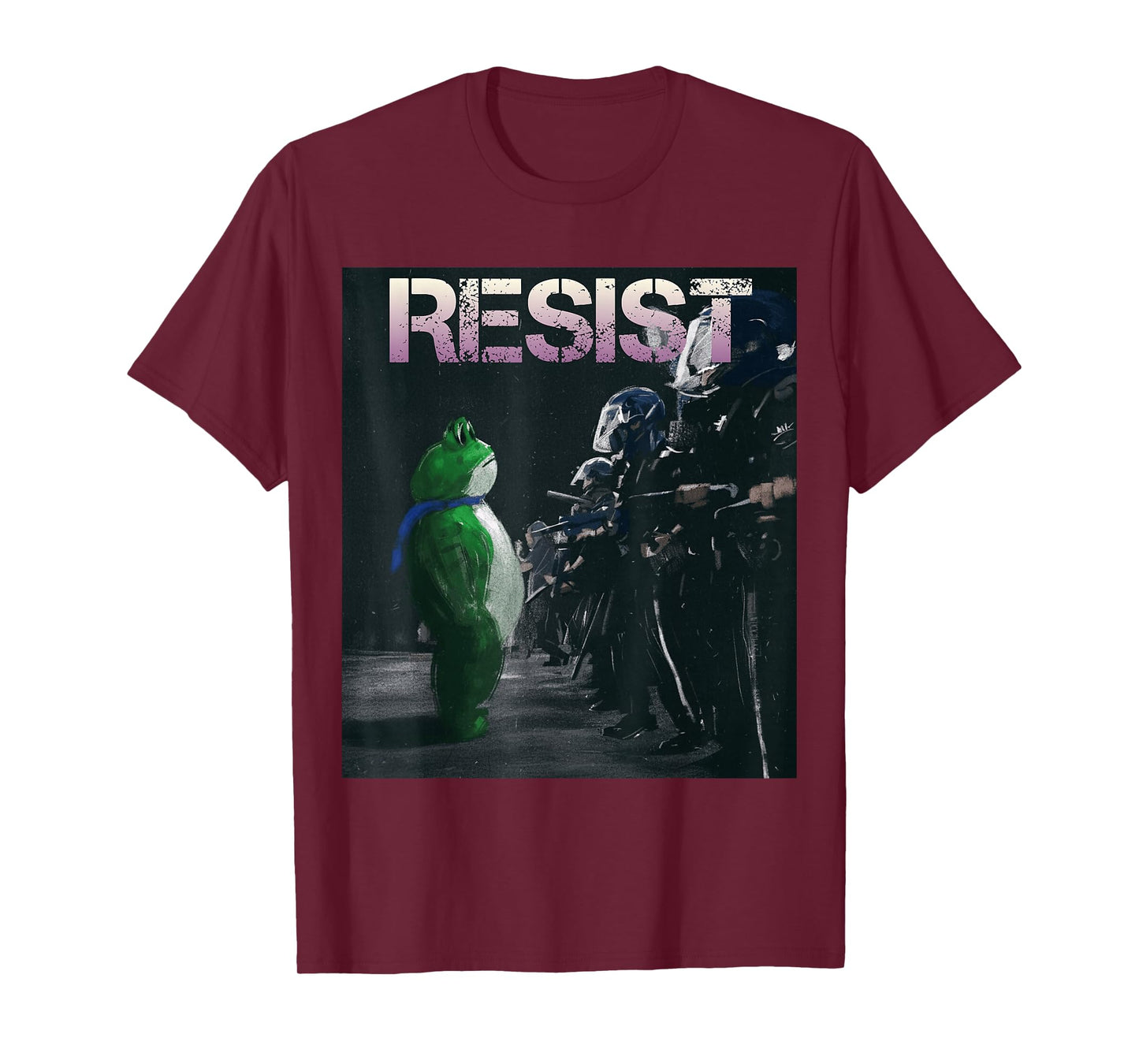 Portland Frog Protest Resist for Men Women T-Shirt
