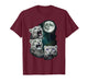 Leopard Howling at The Space Full Moon at Night Starry Sky T-Shirt
