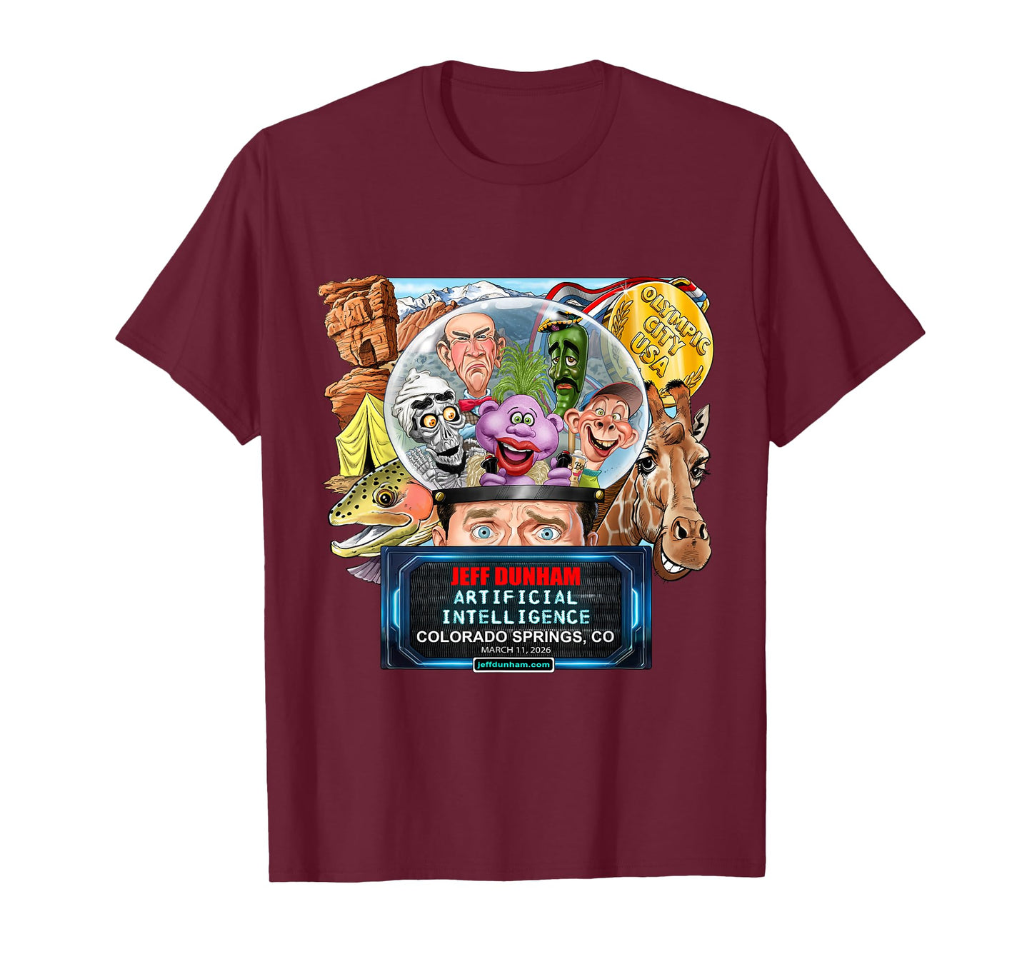 Jeff Dunham Colorado Springs, CO (2026) T-Shirt