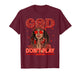 God Don't Play About Me Black Women Afro African Christian T-Shirt