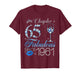 Chapter 65 65th Birthday Crown Wine Glass Denim and Diamonds T-Shirt
