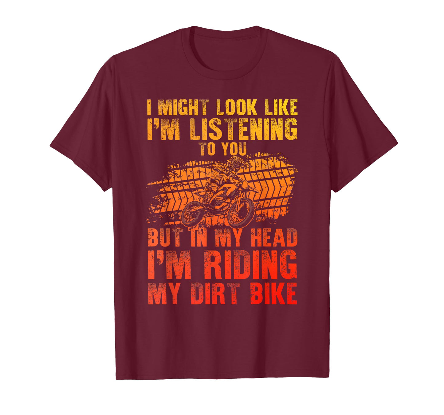 Funny Dirt Bike Art for Men Women Motocross Dirt Bike Rider T-Shirt