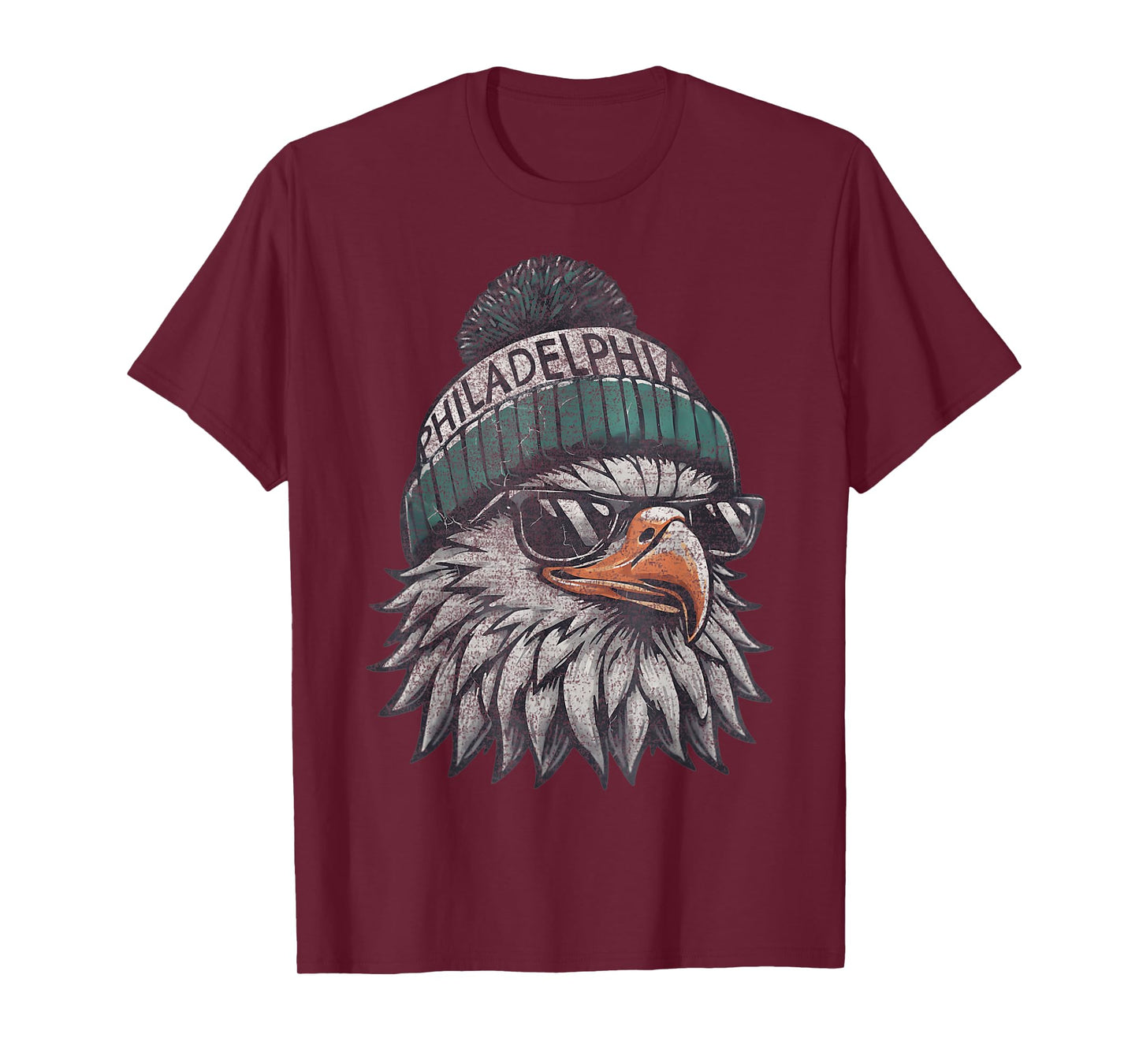 Vintage Eagle with Sunglasses Men Women Kids Cool T-Shirt