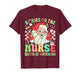 Be Nice to The Nurse Santa is Watching Funny Christmas Nurse T-Shirt