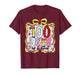 Coquette Bow 100 Days of School Student Teacher Kids Retro T-Shirt