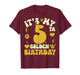 It's My 5th Golden Birthday 5 Year Old Bday Kids Groovy T-Shirt
