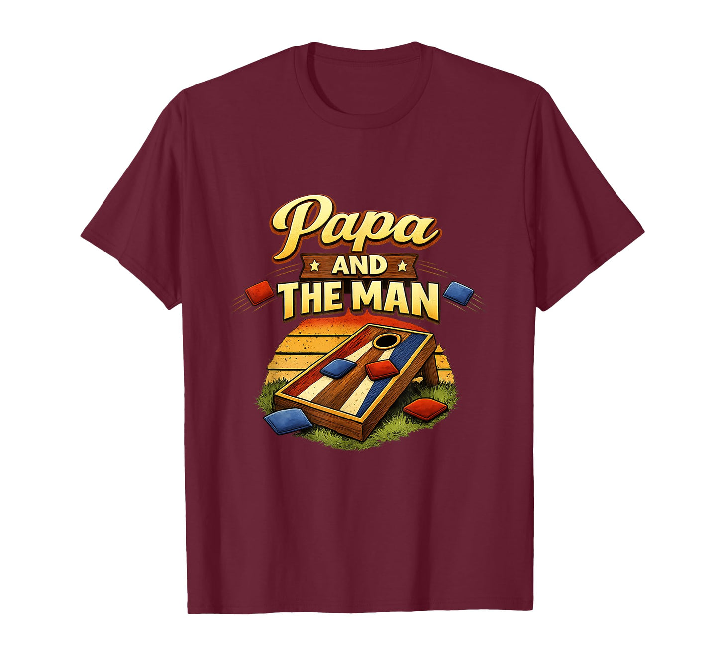 Papa and The Man Corn Hole T-Shirt