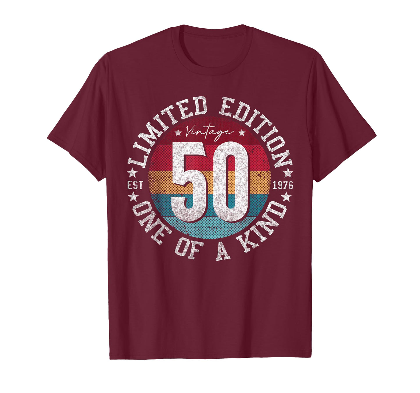 50 Year Old Gifts Vintage 1976 Limited Edition 50th Birthday T-Shirt