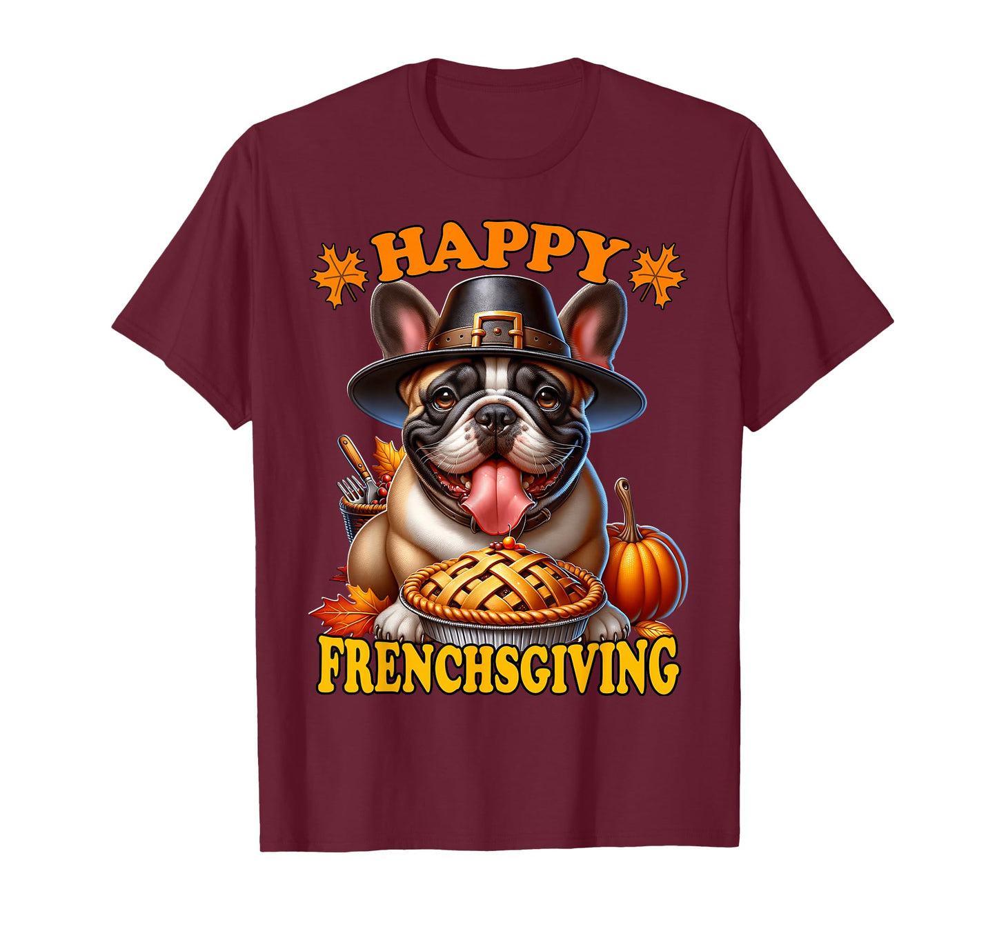 Thanksgiving French Bulldog T-Shirt