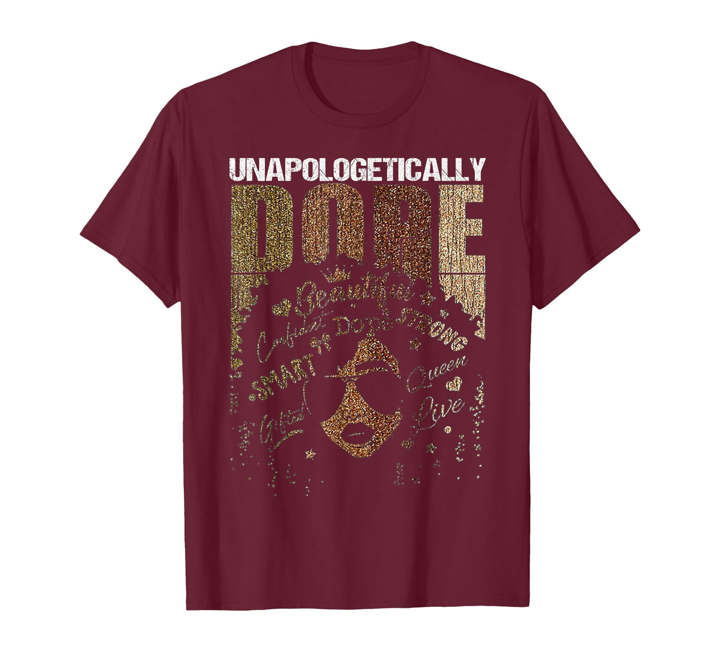 Unapologetically Dope Black Afro Women Black History Month T-Shirt