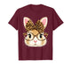 Cute Bunny Face Leopard Coquette Bow Easter Day Girls Women T-Shirt