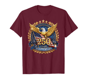 250 Years American 250th Anniversary 1776-2026 4th of July T-Shirt