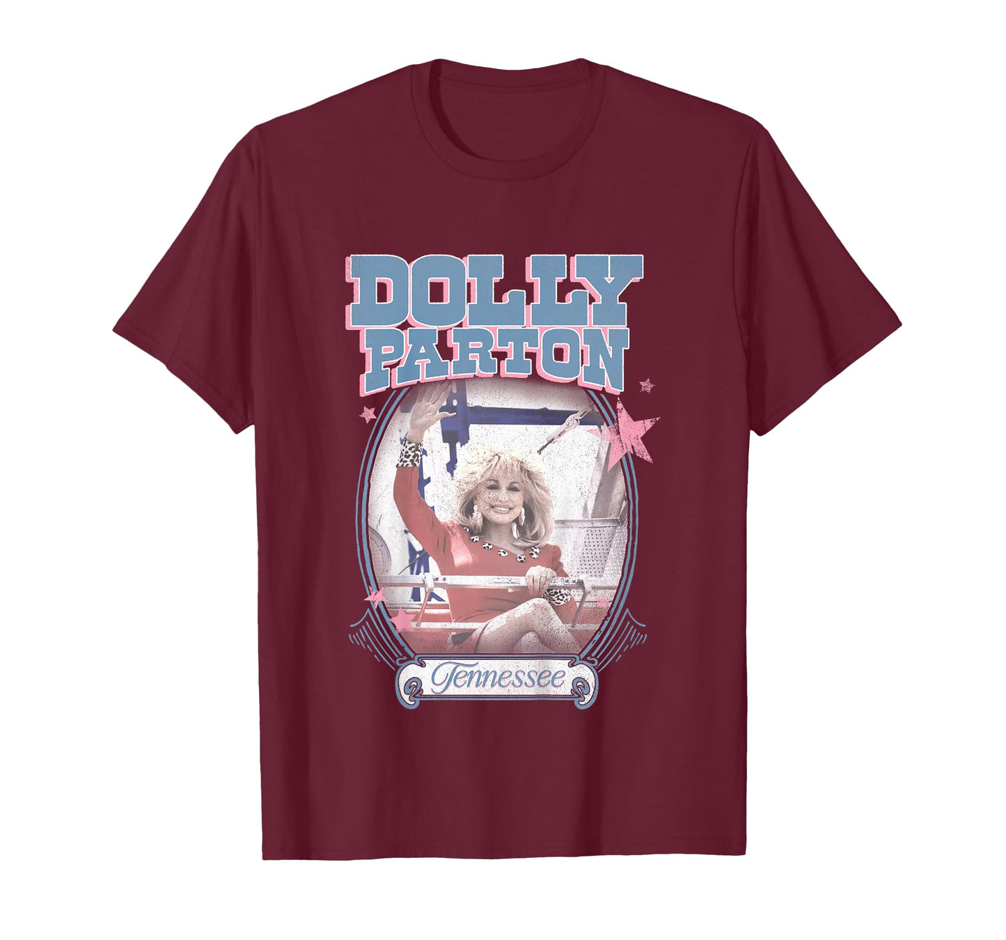 Kids Dolly Parton Tennessee Dolly Waving from Dollywood Ride T-Shirt