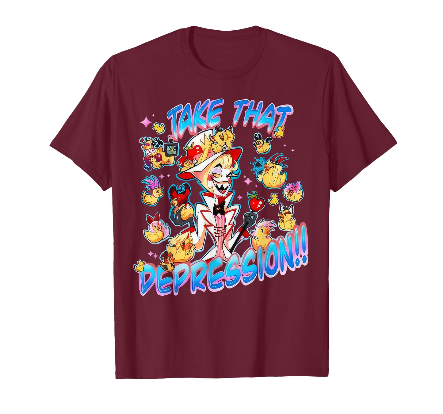 Take That Depression Rubber Ducky Meme Mental Health T-Shirt