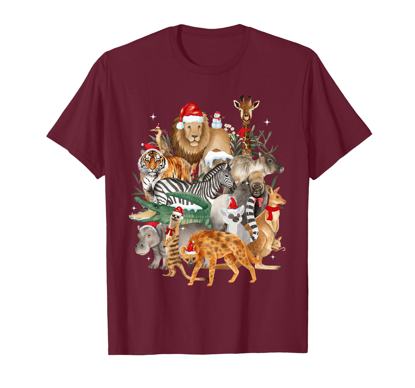 Kids Men Women Zoo Day Wildlife Animal Lovers Christmas T-Shirt
